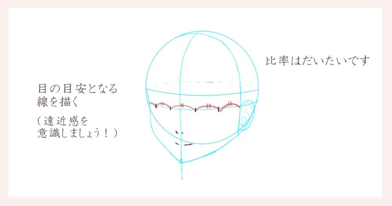 イラスト 斜めの顔の描き方を11ステップで丁寧にわかりやすく解説 Yukafuri